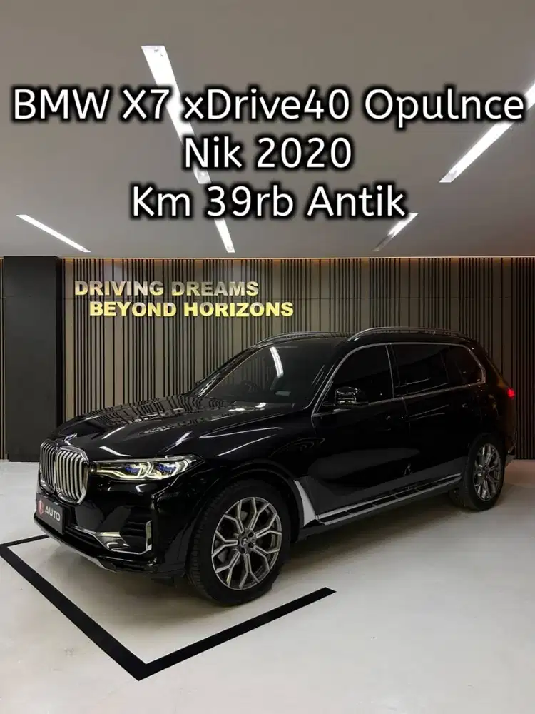 BMW X7 xDrive40i Opulence AT 2020 Hitam Km39rb B88OS