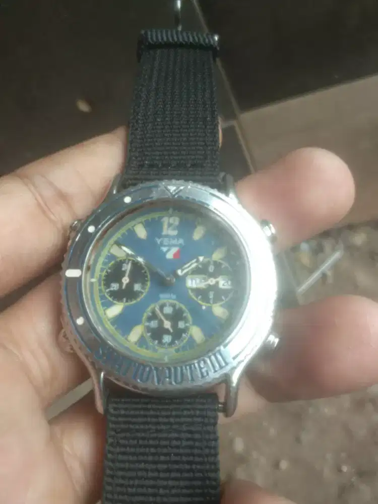 Jam tangan yema Paris spationaute iii chrono original