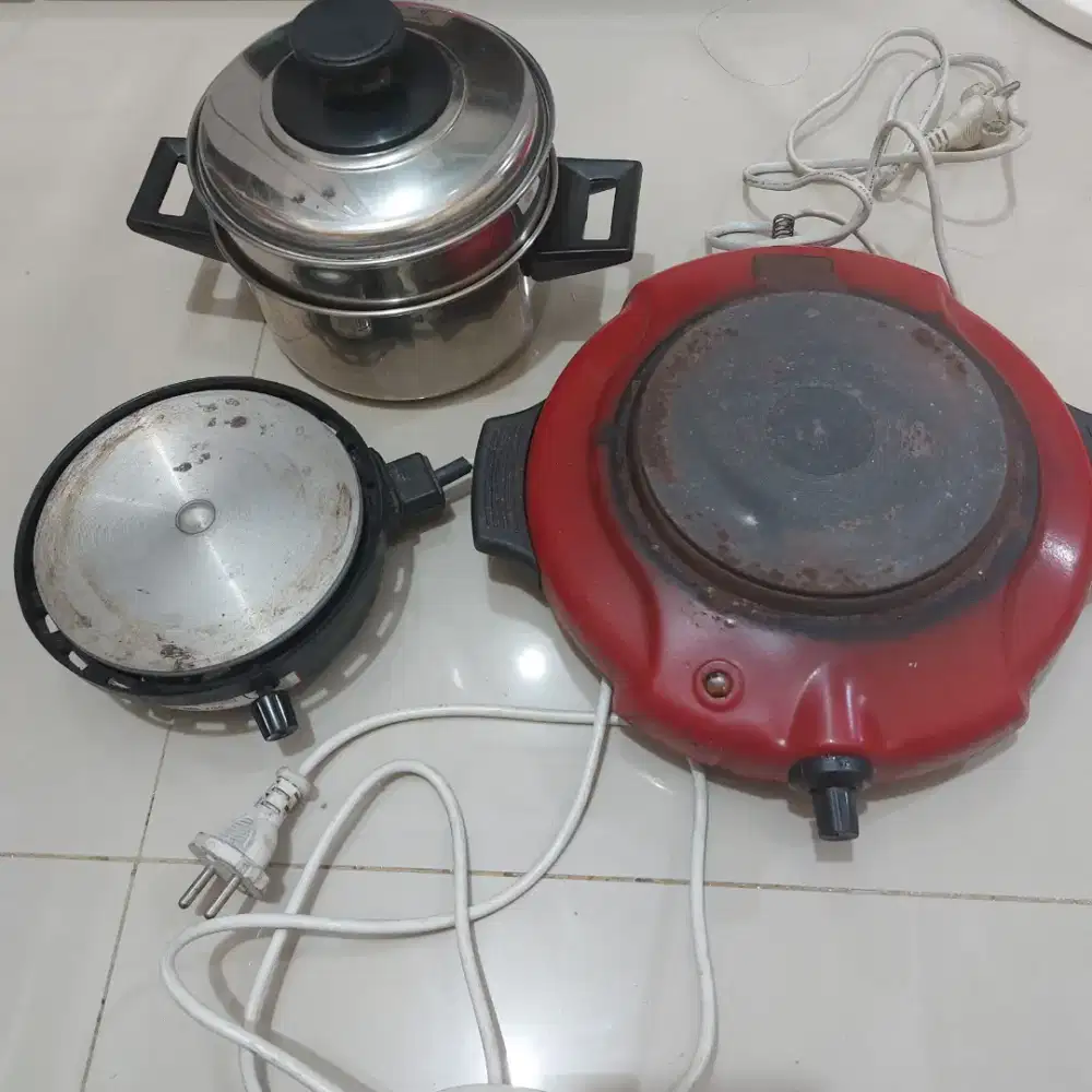 DIJUAL RUGI 2 KOMPOR LISTRIK BEKAS MEREK MASPION DI SURABAYA