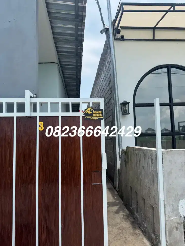 Jual kos kos an bangunan baru 1 thn, luas tanah 1 are dgn 3 kamar