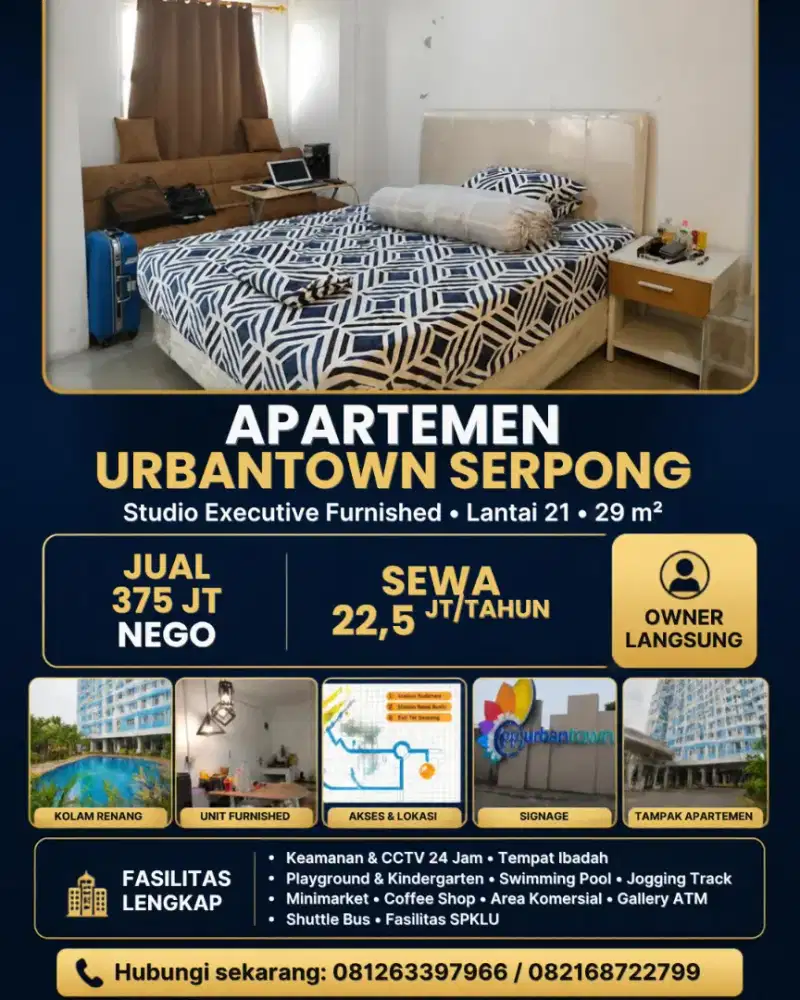 BU : Apartment Nyaman-Investasi Menarik dan Terjangkau
