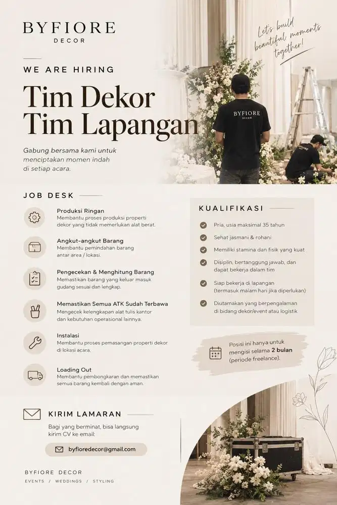 Tim Dekor & Lapangan