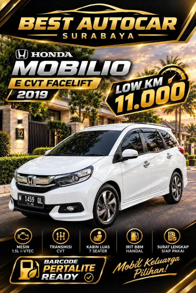Km11RB ANTIK Mobilio E CVT 2019 SEPERTI BARU