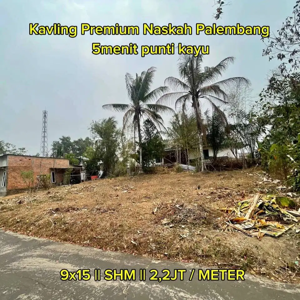 tanah jln naskah palembang dekat gramedia km7