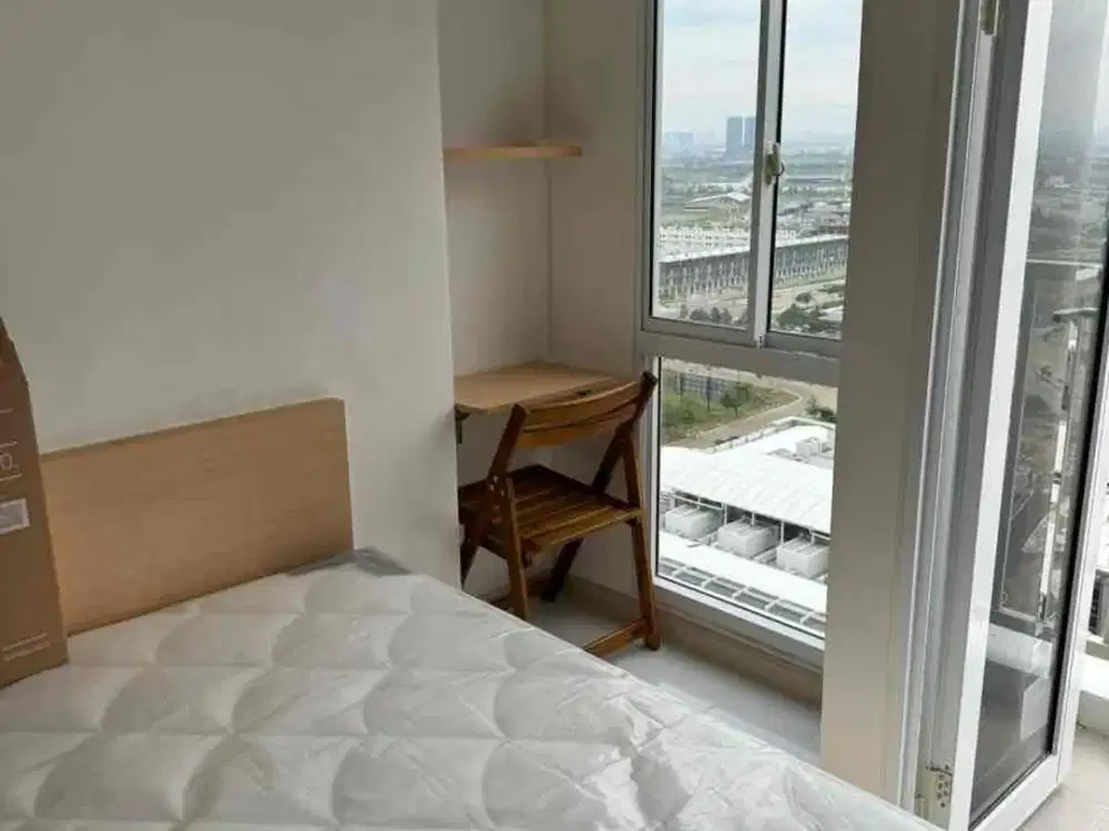 Disewakan Apartemen Tokyo Riverside PIK 2 Tipe Studio Full Furnish Standard Developer