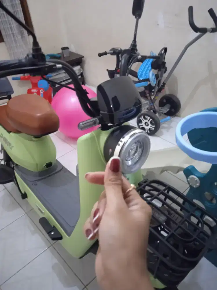 SEPEDA LISTRIK UWINFLY DF7S 500 WATT WARNA HIJAU, murah
