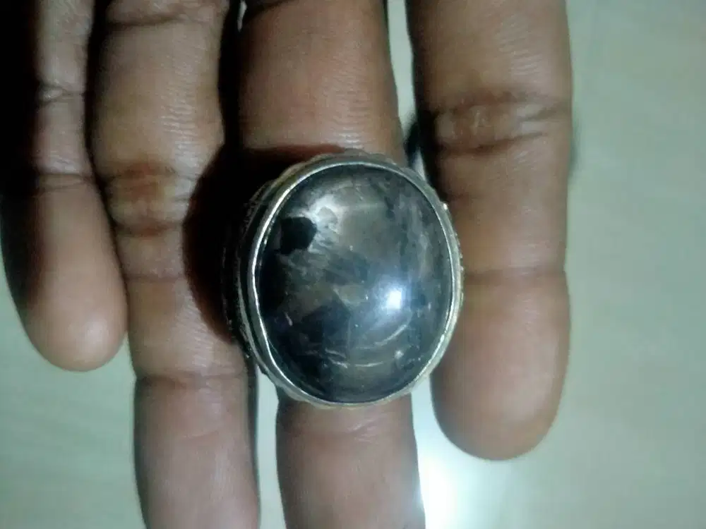 cincing perak blek safir jumbo