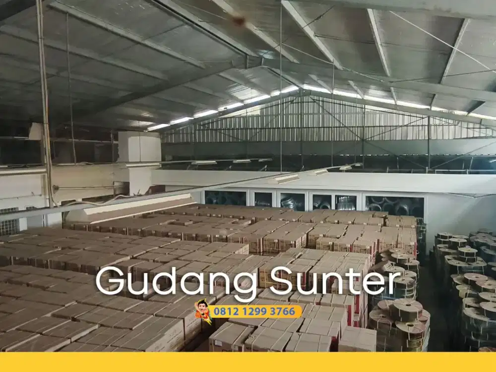 Jarang Ada! Jual Cepat Gudang Sunter Agung Barat Indokarya Danau Sunter Utara Danau Sunter Barat