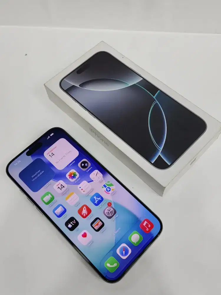 Iphone 16 promax 256 white titanium inter beacukai