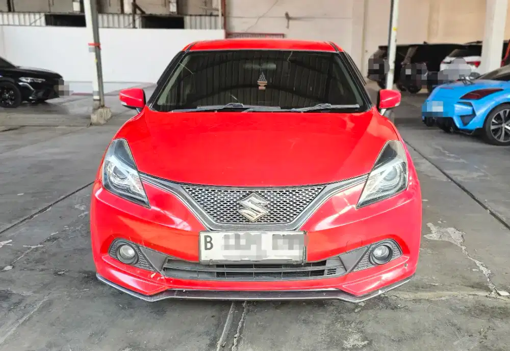 Baru 60rb Km Suzuki Baleno HB AT 2017 Merah Good Condition Pajak Pjg