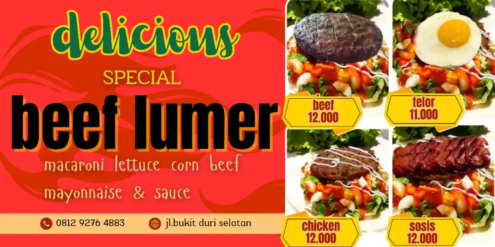 di butuhkan karyawan untuk jualan lumpia beef