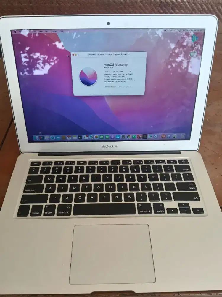 Jual Macbook air 13 inch 2017