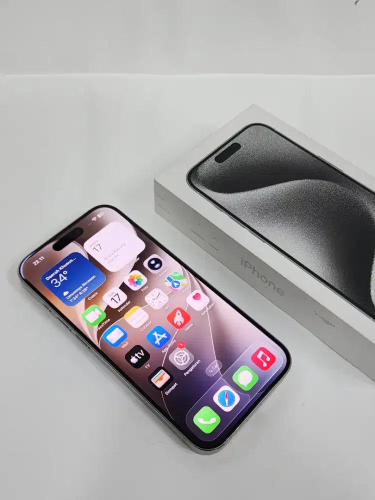 Iphone 15 pro 256 white titanium ibox