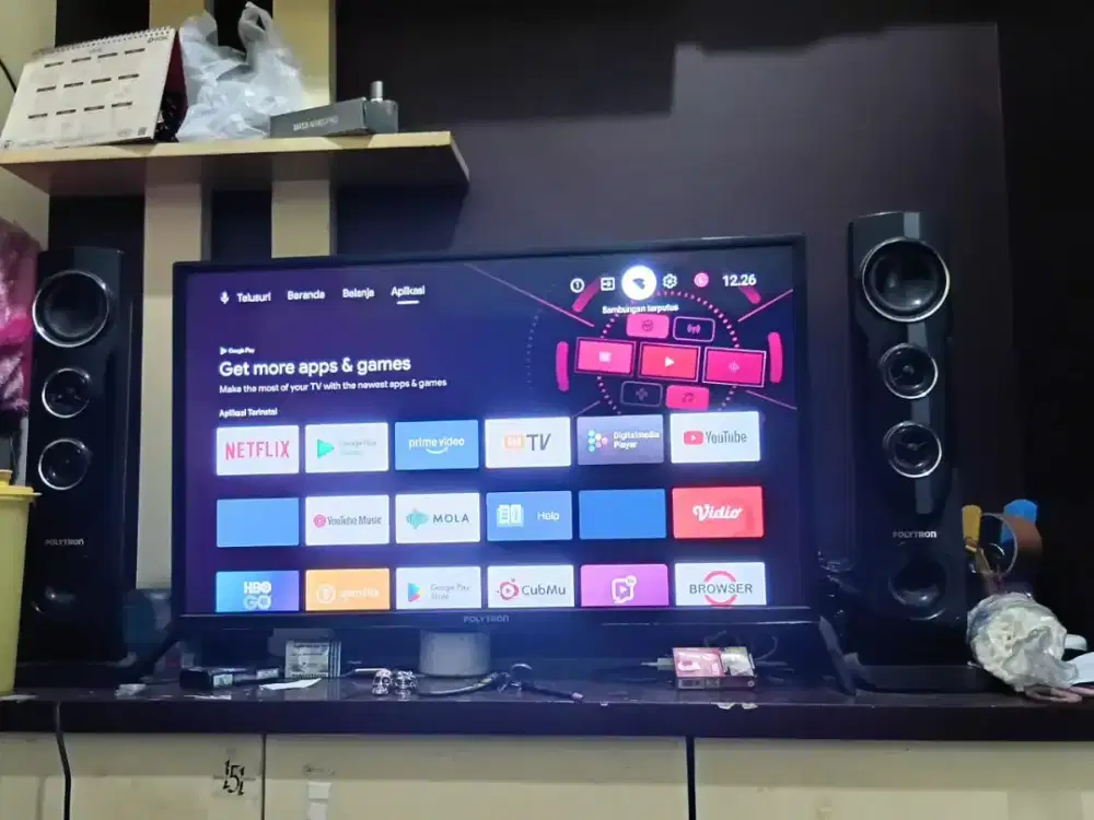 Tv polytron smart android
