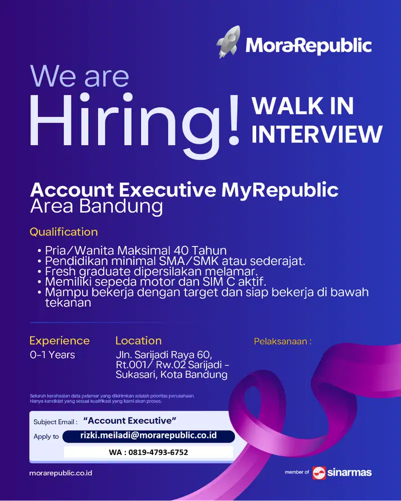 Account Executive dan Direct Sales Supervisor