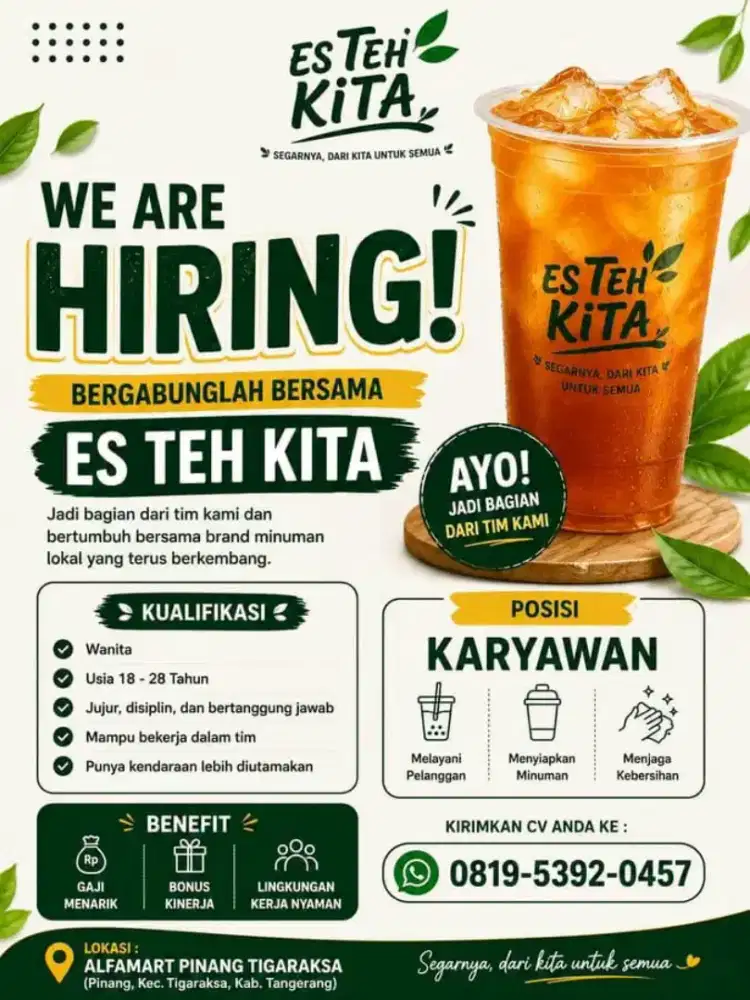 loker penjaga stand