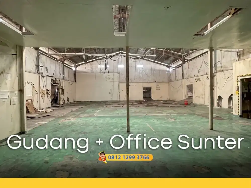 Harga Bawah NJOP! Gudang Sunter Agung Barat Indokarya Danau Sunter Utara Danau Sunter Barat