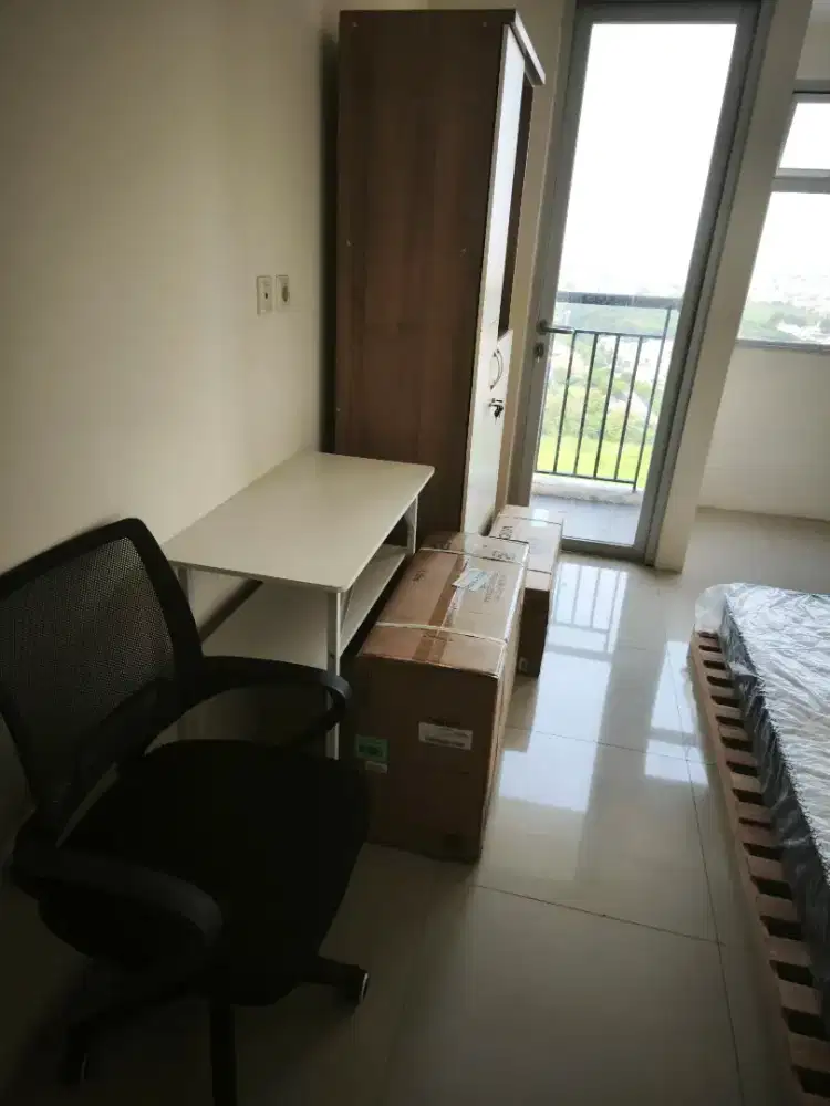 Disewakan Apartment Gunawangsa 1BR, kondisi baru. Bisa bulanan/tahunan
