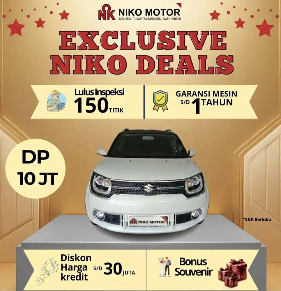 (ANTIK KM36RB) IGNIS 1.2 GX 2018 MT : IGNIS GL|2017|2019|2020|2021