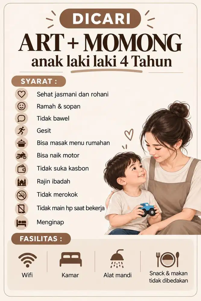DICARI ART MOMONG ANAK