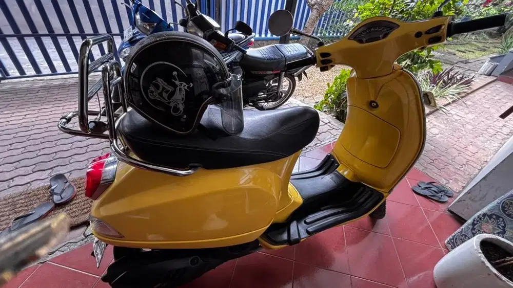 jual santay vespa lx125 Plat P lokasi malang