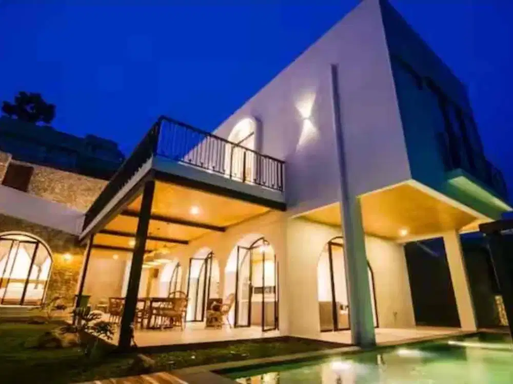 Villa Mediterania Dago dengan view alam