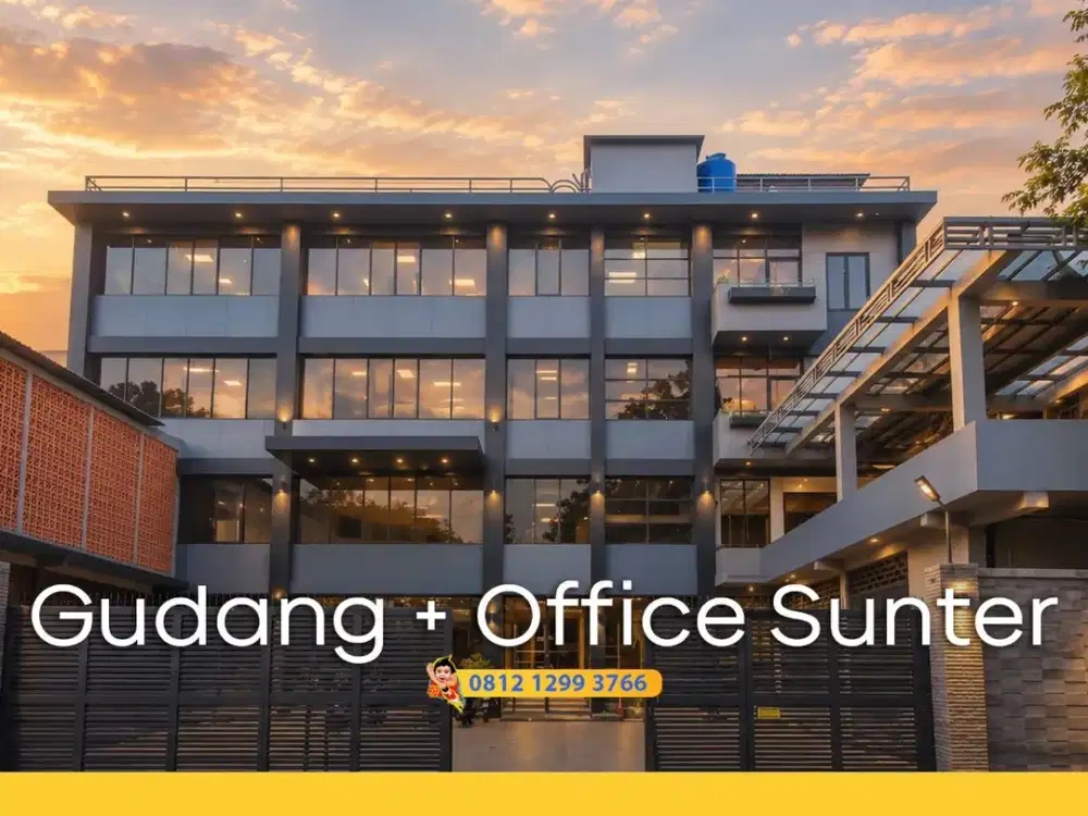 Jual Kantor + Gudang Sunter Sunter Agung Barat Indokarya Danau Sunter Utara Danau Sunter Barat dekat Tanjung Priok n Kelapa Gading