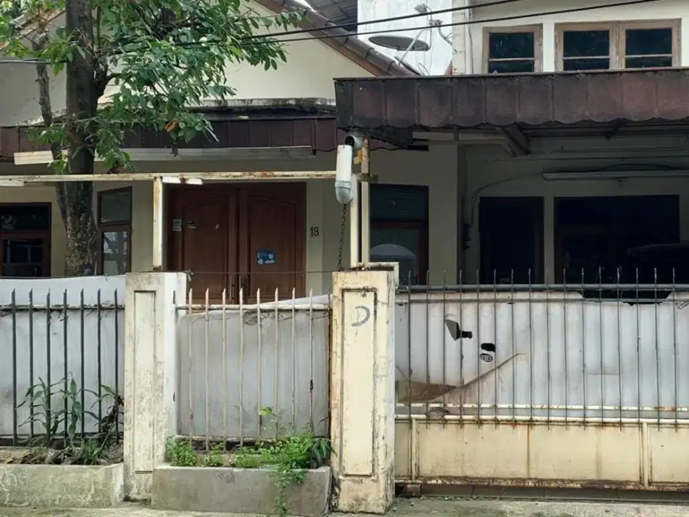 DIJUAL CEPAT MURAH RUMAH TUA HITUNG TANAH DI KRAMAT PELA GANDARIA