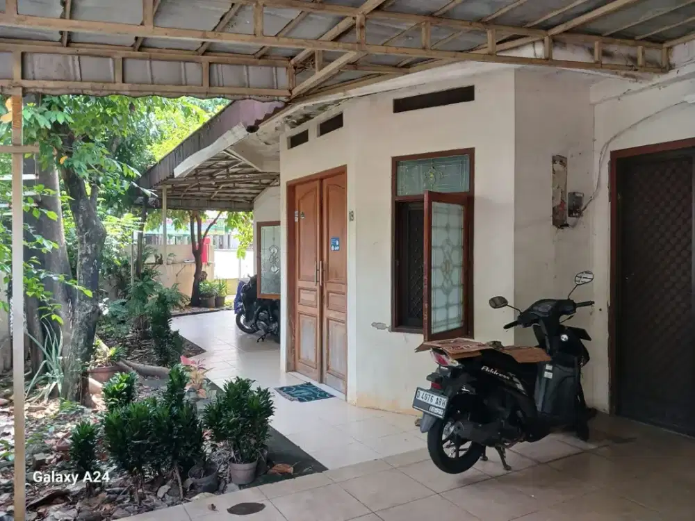 DIJUAL CEPAT MURAH RUMAH TUA HITUNG TANAH DI KRAMAT PELA GANDARIA