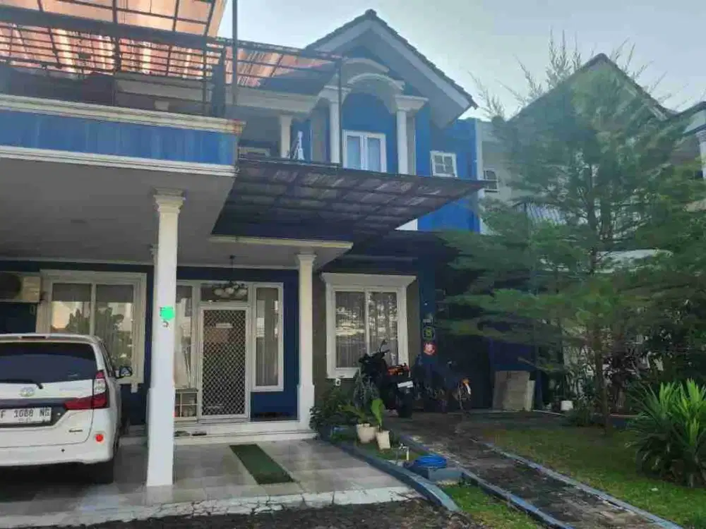 RUMAH 2 LANTAI KOTA WISATA CIBUBUR SHM CLUSTER FAVORIT BANGUNAN RAPI SIAP HUNI