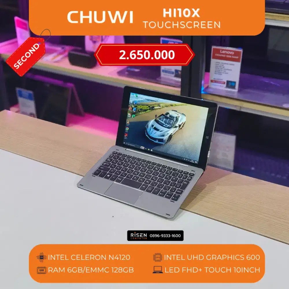 CHUWI HI10X TOUCHSCREEN Intel Celeron N4120 RAM 6GB EMMC 128GB FHD+ 10