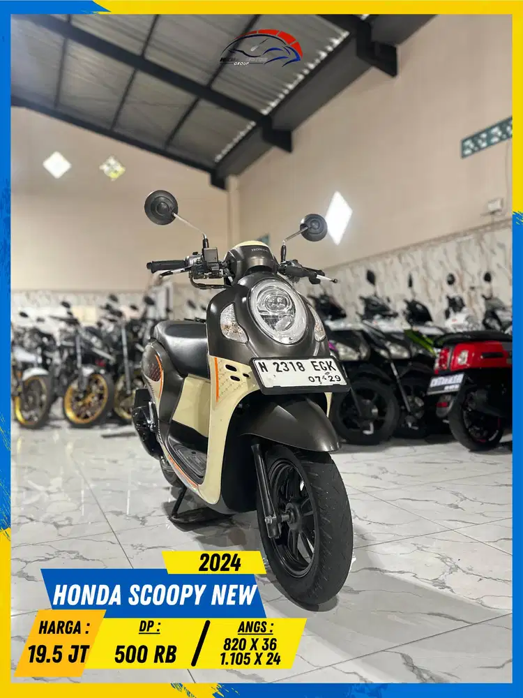 HONDA SCOOPY NEW 2024 MANTAP BETUL MASZEHH HIKMAH MOTOR KEPUH