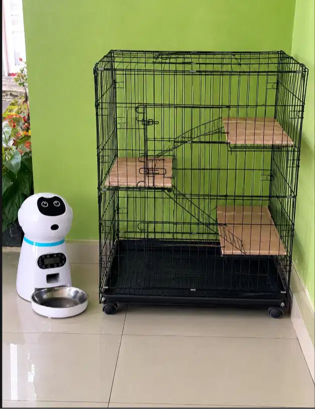 Kandang pet + tempat minum 3.5 Liter BSD