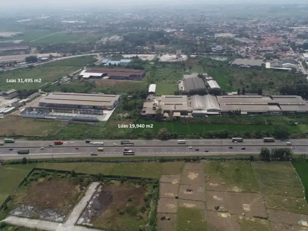 Dijual Murah Lahan Komersil Luas 3,1 Ha di Karawang Timur, Sekitarnya Gudang, Pabrik, Karoseri , Dan Juga Akses Tol