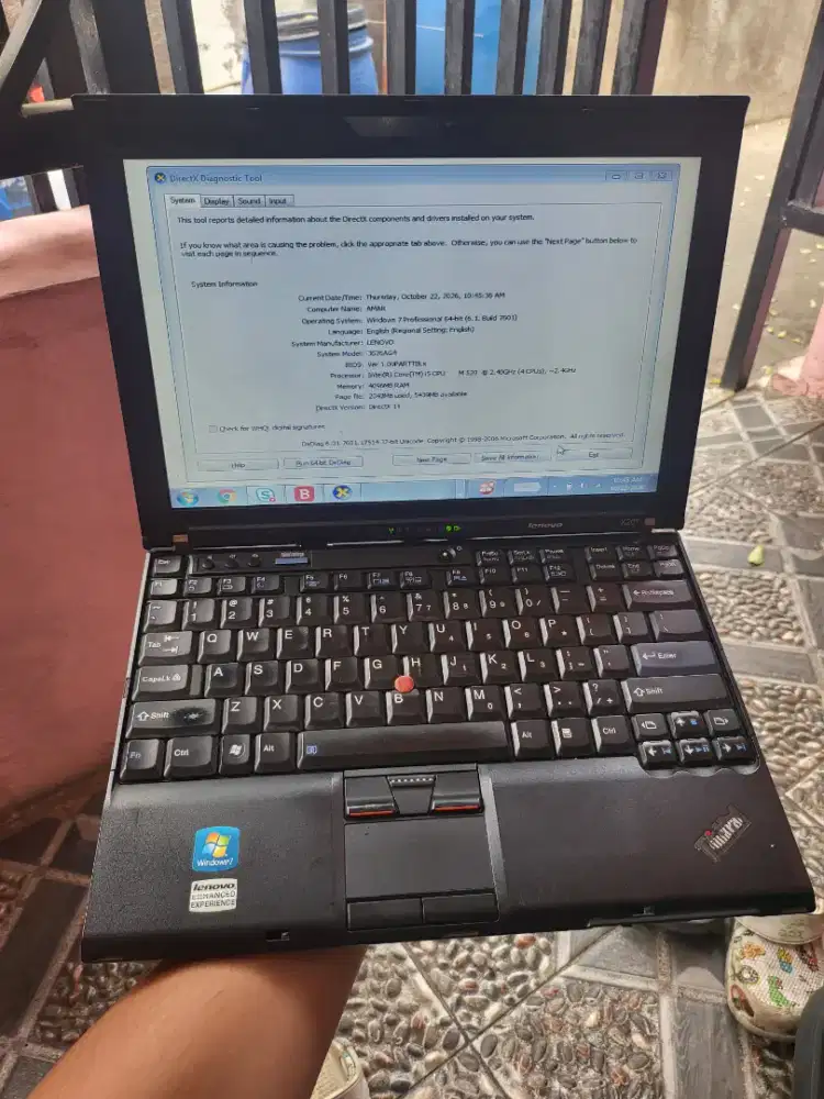 Lenovo Thinkpad X201 Core i5