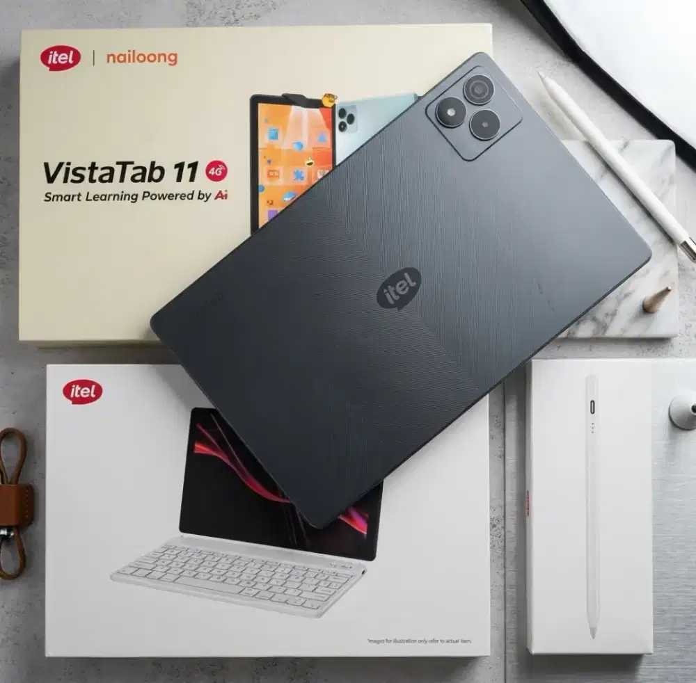 ITEL VISTATAB 11 - RAM 4/128 GB || FULLSET ORIGINAL + GARANSI AKTIF