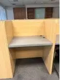 Meja papan blockboard