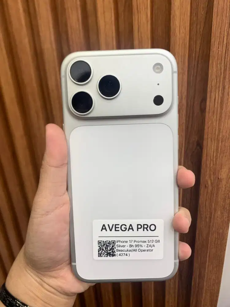 Second iphone 17 promax,512gb silver inter beacukai