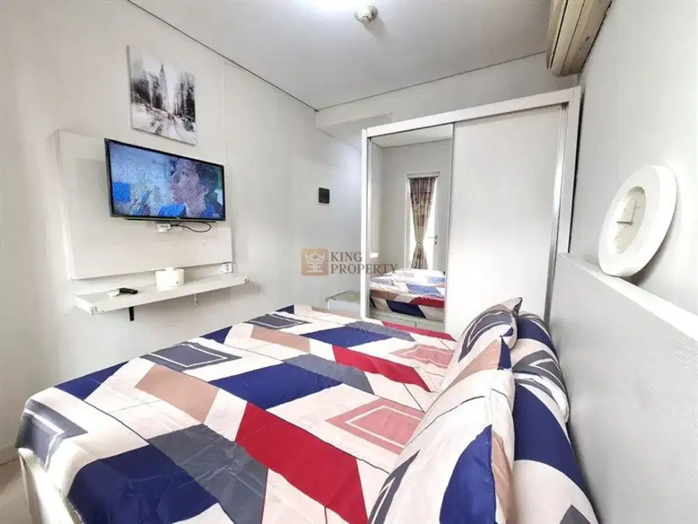 5 Menit ke Kampus Trisakti Untar Ukrida,  Disewakan Studio Apartemen Madison Park  Furnish Bagus Siap Huni, di Podomoro City Jakarta Barat