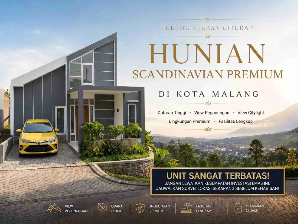 dijual rumah murah kota malang