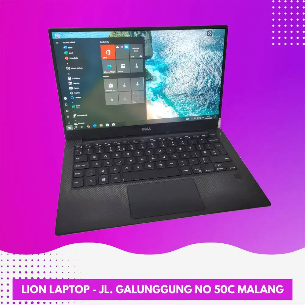 Slim & Ringan Core i7 RAM 8 SSD 256 DELL XPS 13 9360 [22|10]