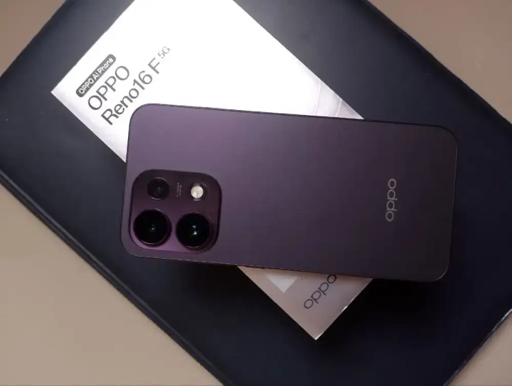 Oppo Reno 16F lengkap fullset