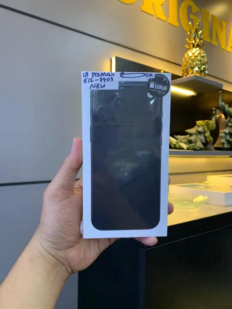 Iphone 18 Promax 256 Gb Black New Resmi ibox