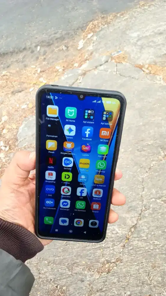 Redmi 13C Ram 8+4 / 256GB versi 15 normal segel masih orian
