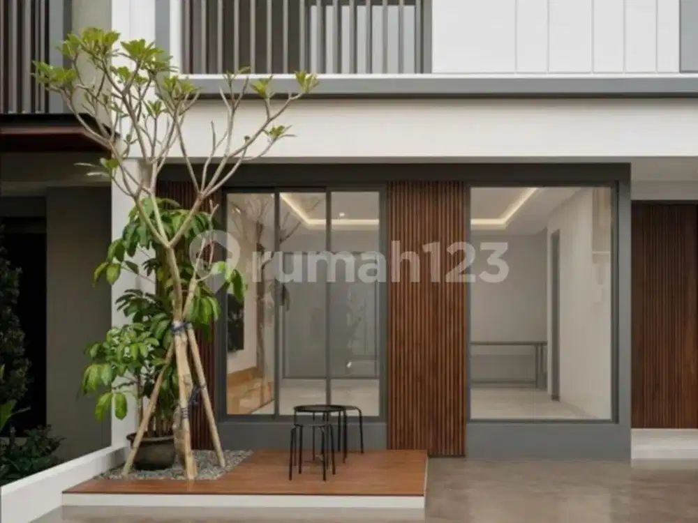 Rumah 3 Lantai Sektor 9 Bintaro Semi Furnish Harga Nego