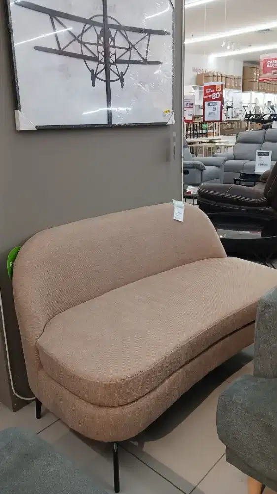 Rener sofa 2s RYMS65 bisa cicilan by home kredit bunga 0%