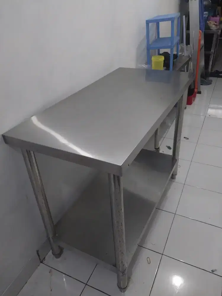 Meja stainless steel premium
