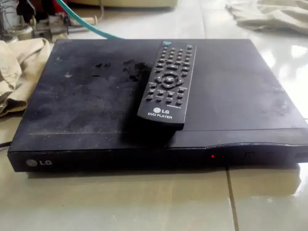DVD LG plus remote siap pakai