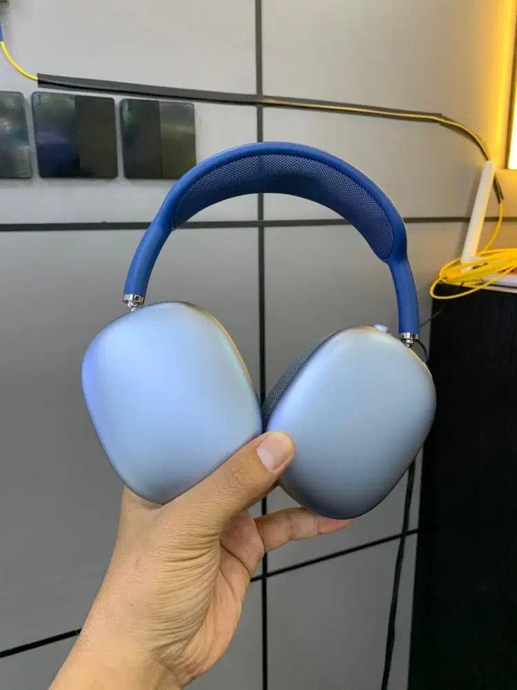 Airpods Max Gen 1 Sky blue resmi ibox fullset