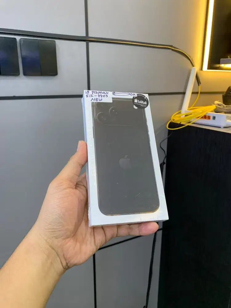 Iphone 18 Promqx 512 Gb Black New Resmi ibox